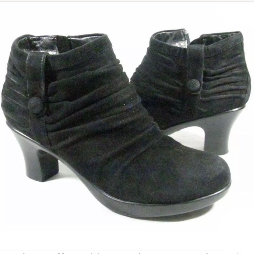 Dansko Buffy Boots - Black Suede